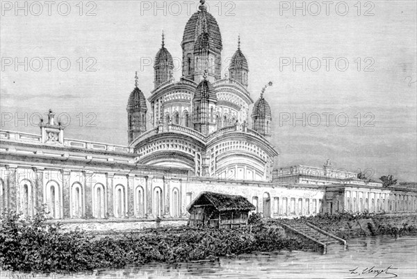 La grande mosquée d'Hougly, près de Calcutta