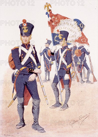 Soldier from the 1st Empire, illustrations