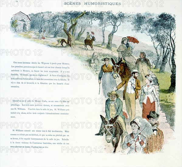 Scènes humoristiques, illustration de Randolph Caldecott