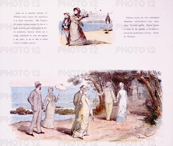 Scènes humoristiques, illustration de Randolph Caldecott