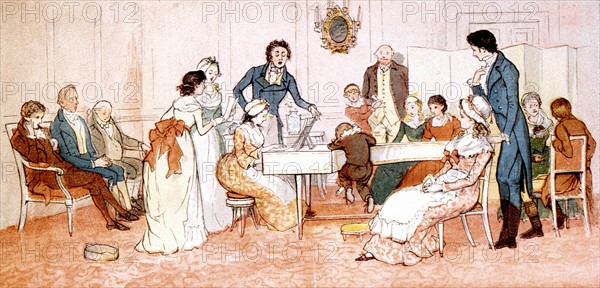 Scènes humoristiques, illustration de Randolph Caldecott