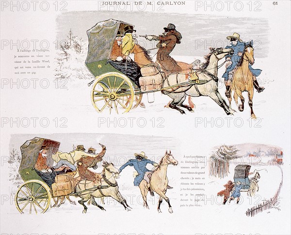 Scènes humoristiques, illustration de Randolph Caldecott