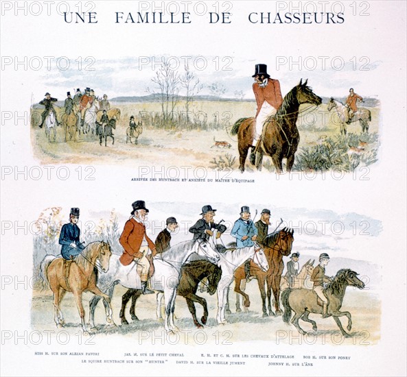 Scènes humoristiques, illustration de Randolph Caldecott