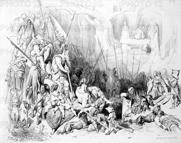 Human sacrifices, illustration