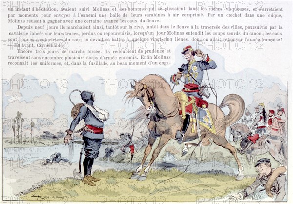 La guerre au XXème siècle, illustration de Robida