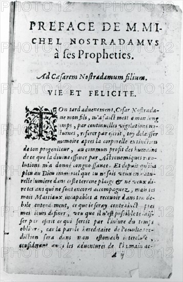 Prophecies by Nostradamus