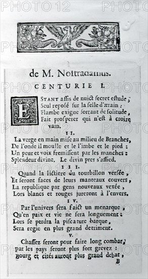 Prophéties de Nostradamus