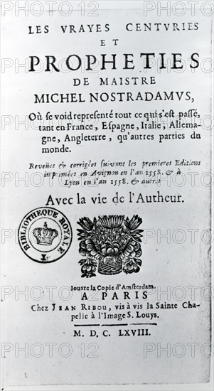 Prophéties de Nostradamus