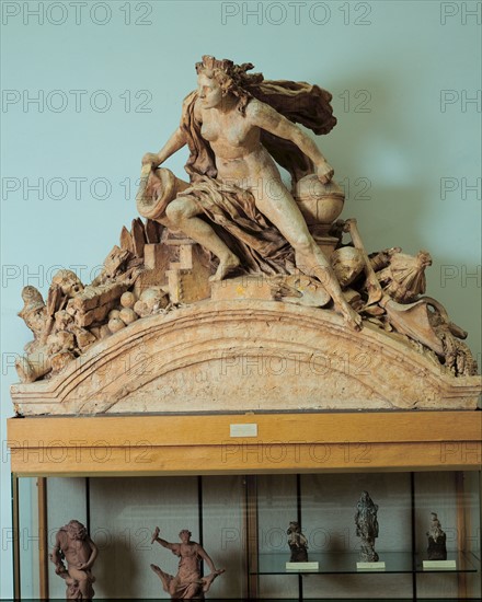 Carpeaux, Esquisse du fronton de l'Hôtel de Ville de Valenciennes