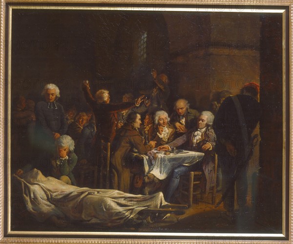 Boilly, Banquet of the Girondins