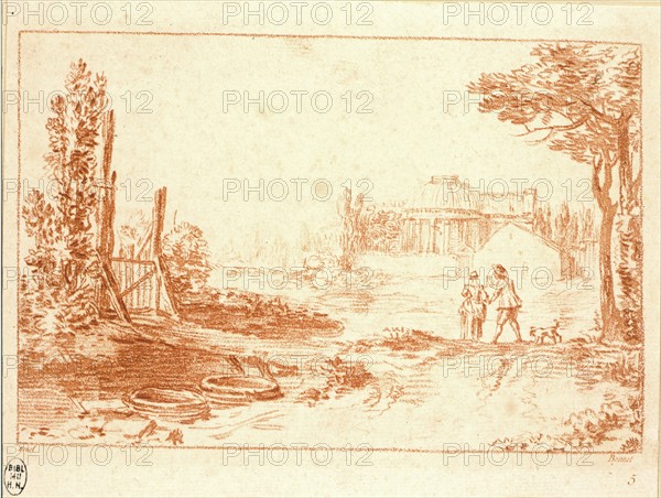 Jardin des plantes, drawing by Novel