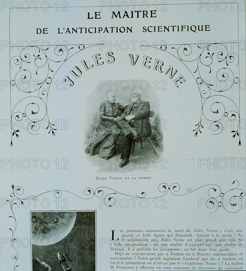 Jules Verne and his wife