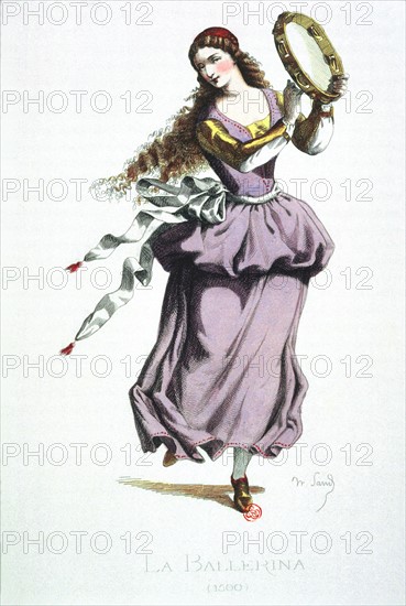 Masks and jesters: La Ballerina by Maurice SAND