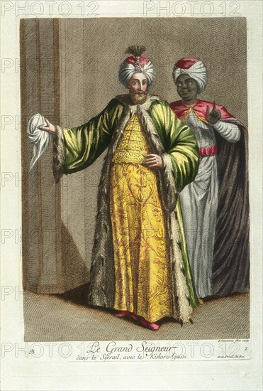 in Recueil de cent estampes représentant différentes nations du levant gravées sur les tableaux peints d'après nature en 1707 et 1708 de Monsieur de Ferriol