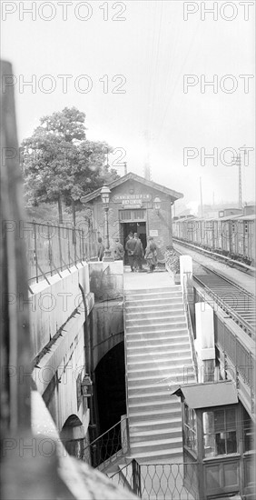 Paris, July 31, 1914, the Bercy station, circle line