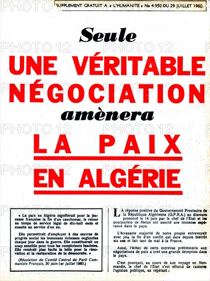 Tract du Parti communiste français