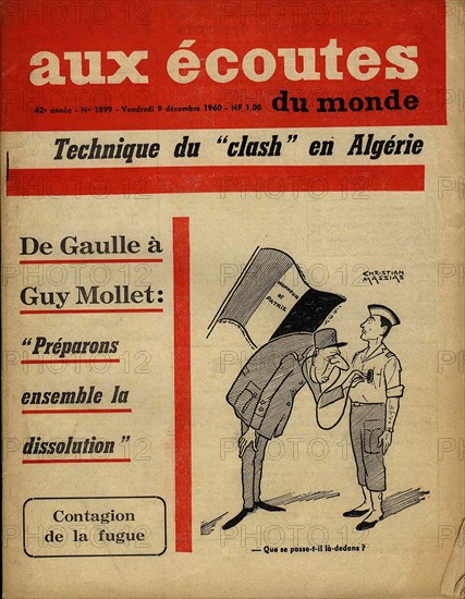 Couverture du journal "Aux écoutes du monde"