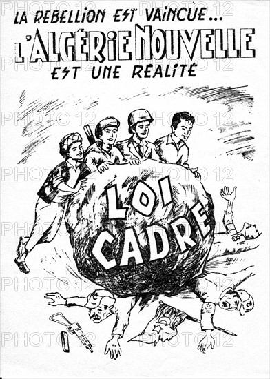 Propaganda tract against the F.L.N.