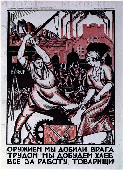 Political poster by  Nikolai Kogout