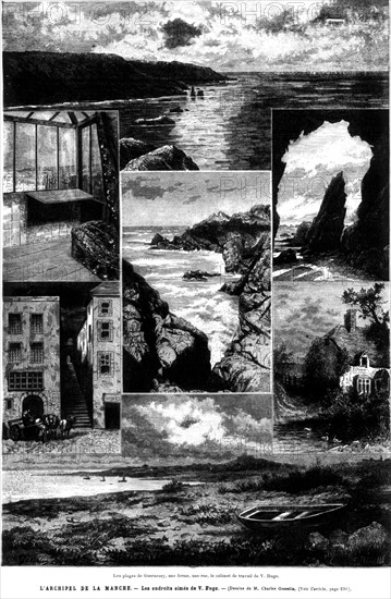 L'île de Guernesey où Victor Hugo vécut en exil