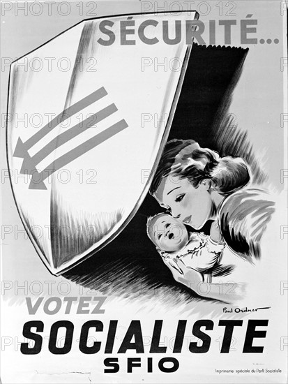 Affiche du Parti socialiste S.F.I.O.