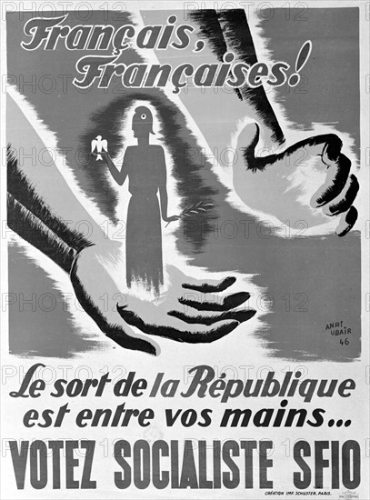 Affiche du Parti socialiste S.F.I.O.