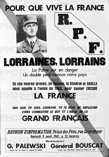 Poster for the Rally of the French People