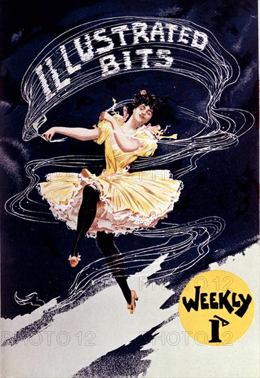 English advertising poster for an illustrated magazine