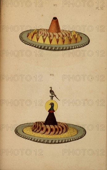 Models of prepared dishes  in "Les Royal-Diners"