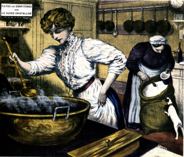 Women making jam