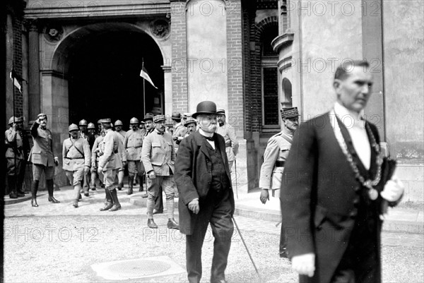 Traité de Saint-Germain, remise des conditions de paix aux Autrichiens