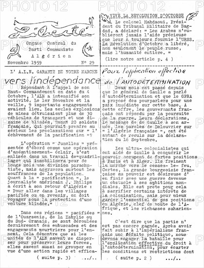 No. 29 of the newspaper "Liberté"