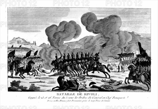 Battle of  Rivoli, on 25 and 26 Nivôse, year V