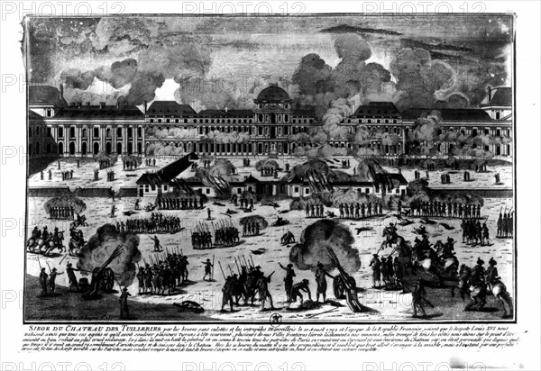 Siège du château des Tuileries le 10 août 1792