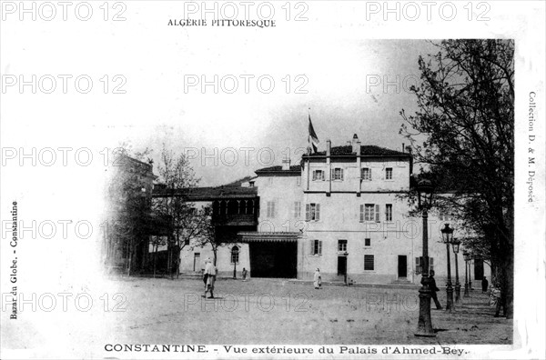 Constantine, vue extérieure du Palais d'Ahmed-Bey