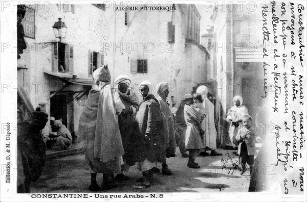 Constantine, une rue arabe