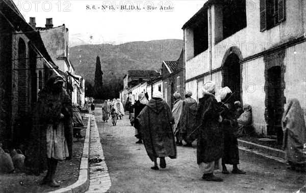 Blida, rue arabe