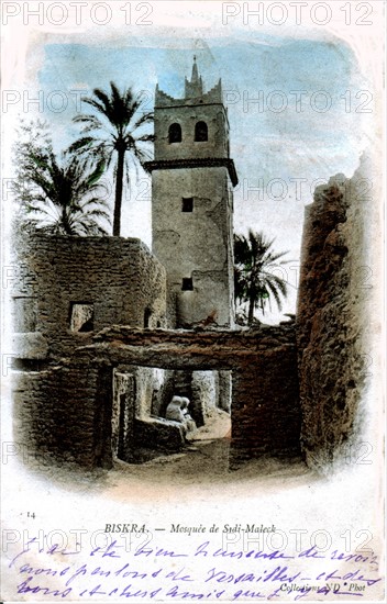 Biskra, the Sidi-Maleck mosque