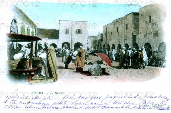 Biskra, le marché