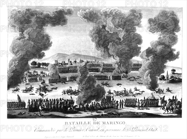 Engraving by Tessier, Battle of Marengo, 25 Prairial Year VIII