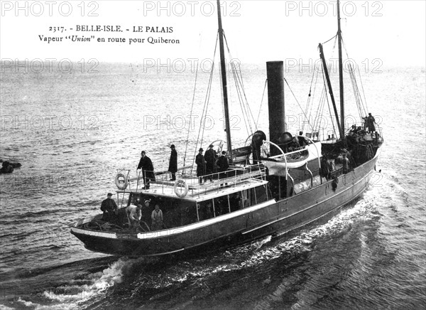 Départ de Belle-Ile pour Quiberon.