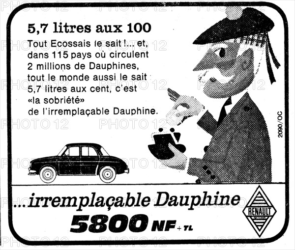 Publicité pour une marque d'automobile