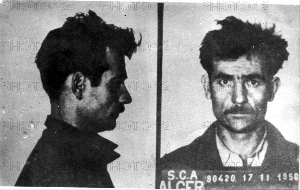 Fernand Yveton after his arrest and  torture