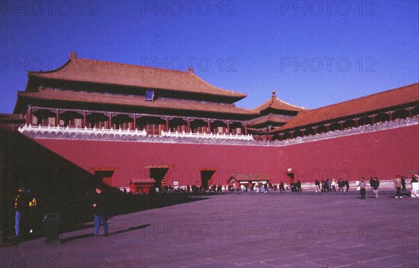the Imperial Palace, the Forbidden City in Beijing/Peking, Meridian Gate