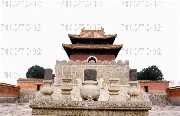 Tombe de l'Ouest de la dynastie Qing, Chongling, Tombe de Dezhong/De-stung, Yixian