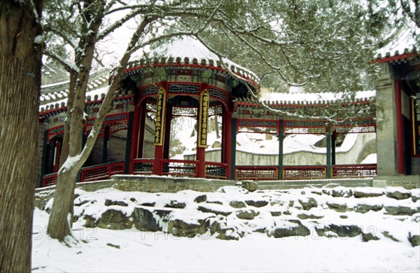 The Summer Palace, Daiyue pavilion in the snow