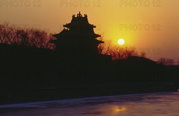 Watching tower, Imperial palace, Forbidden city, Palace museum, sunset