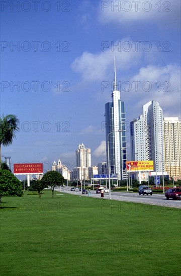 the buildings in Shenzhen