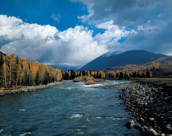 River landscape, China