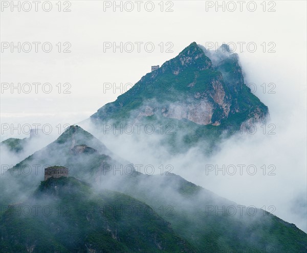 La Grande Muraille dans la brume, Chine
